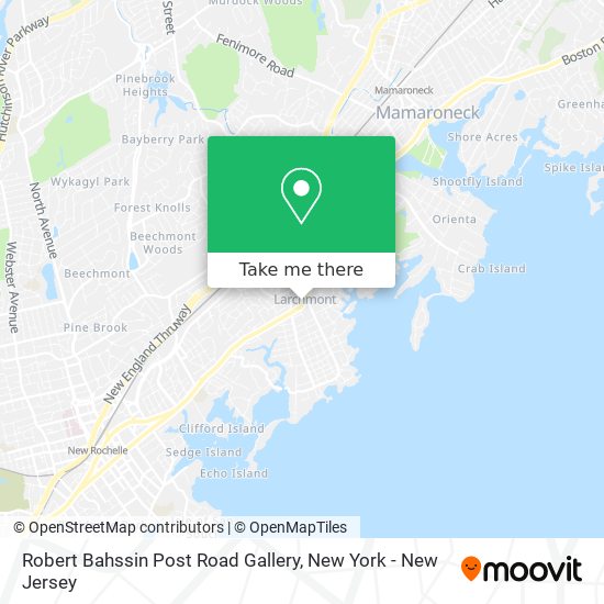 Robert Bahssin Post Road Gallery map