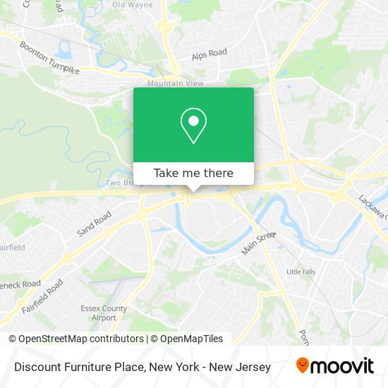 Mapa de Discount Furniture Place