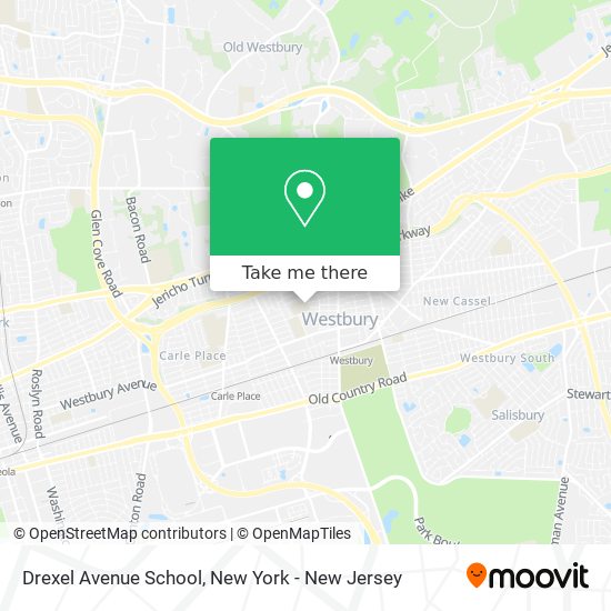 Drexel Avenue School map