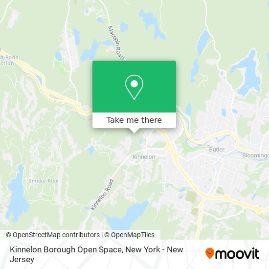 Mapa de Kinnelon Borough Open Space