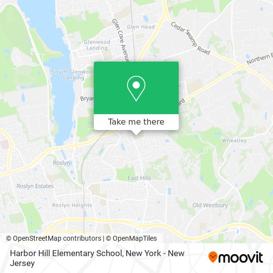 Harbor Hill Elementary School map