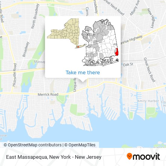 Mapa de East Massapequa