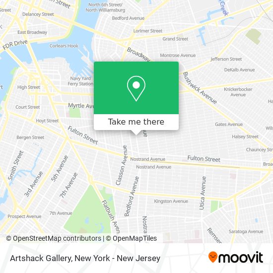 Artshack Gallery map