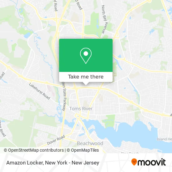 Amazon Locker map