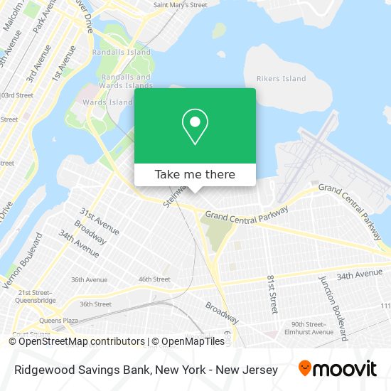 Ridgewood Savings Bank map