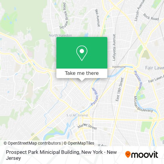 Prospect Park Minicipal Building map