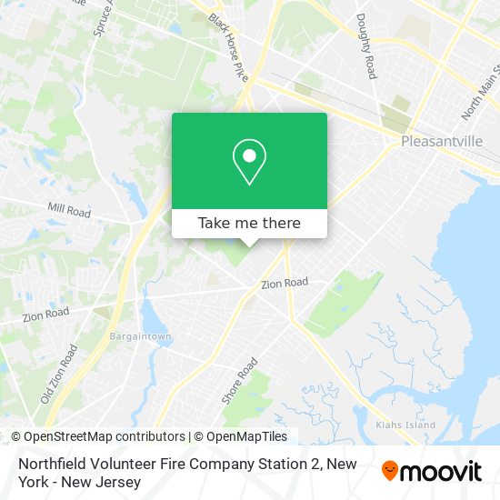 Northfield Volunteer Fire Company Station 2 map