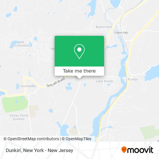 Dunkin' map