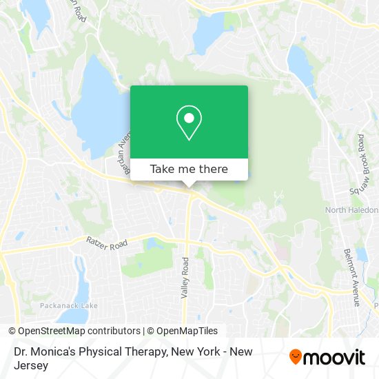 Dr. Monica's Physical Therapy map