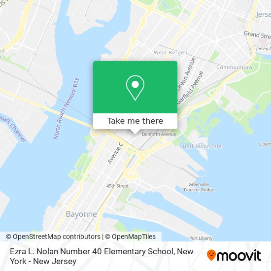 Mapa de Ezra L. Nolan Number 40 Elementary School