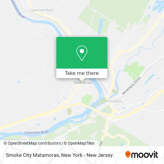 Smoke City Matamoras map