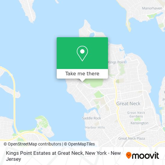 Kings Point Estates at Great Neck map