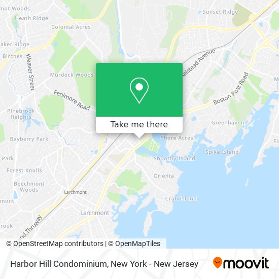 Mapa de Harbor Hill Condominium