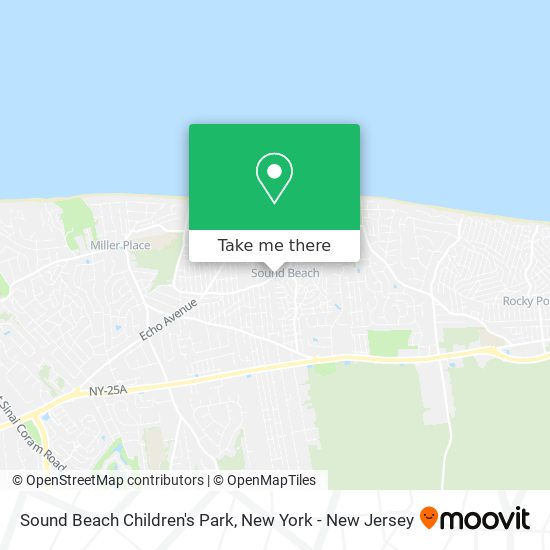 Sound Beach Children's Park map