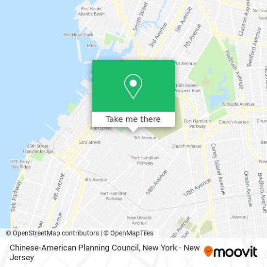 Mapa de Chinese-American Planning Council