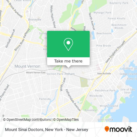 Mapa de Mount Sinai Doctors