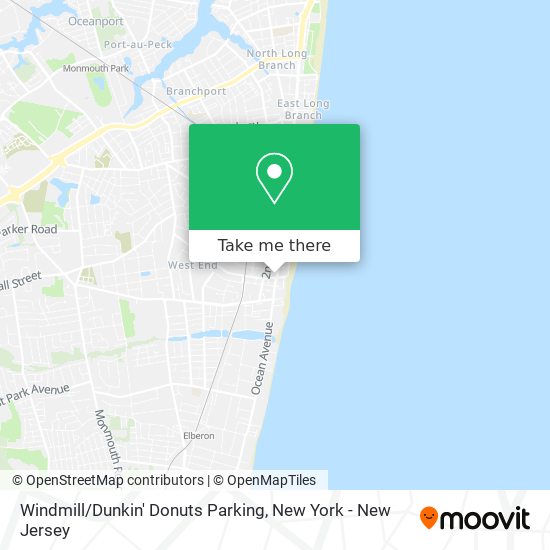 Windmill / Dunkin' Donuts Parking map