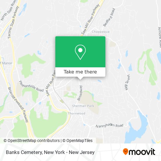 Banks Cemetery map
