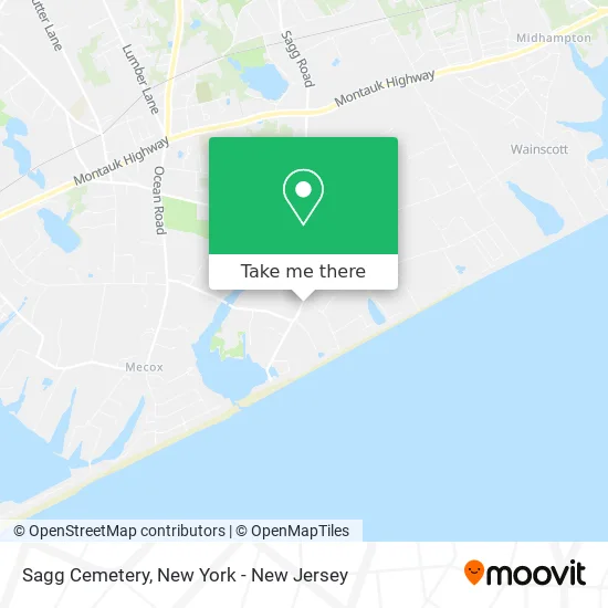 Sagg Cemetery map