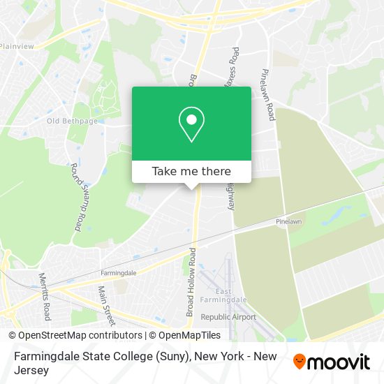 Mapa de Farmingdale State College (Suny)