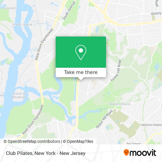 Club Pilates map