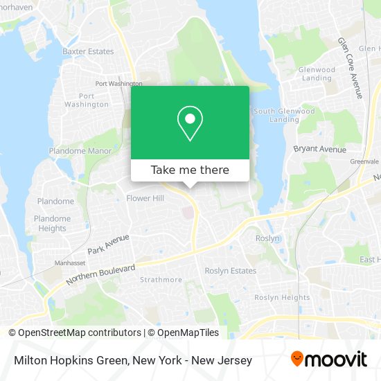 Milton Hopkins Green map