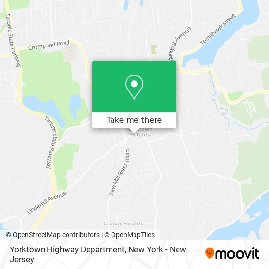 Mapa de Yorktown Highway Department