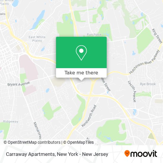 Carraway Apartments map