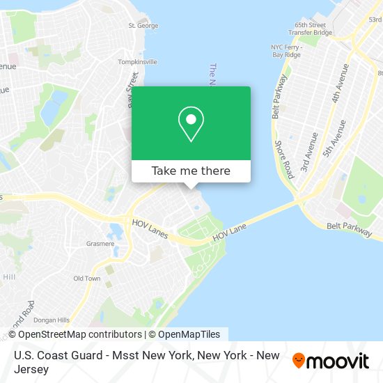U.S. Coast Guard - Msst New York map