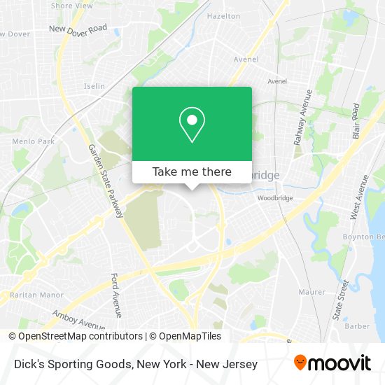 Mapa de Dick's Sporting Goods