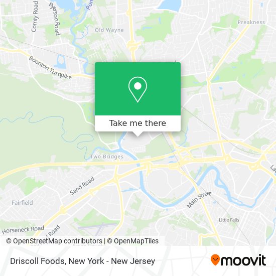 Driscoll Foods map