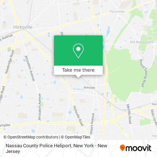 Nassau County Police Heliport map