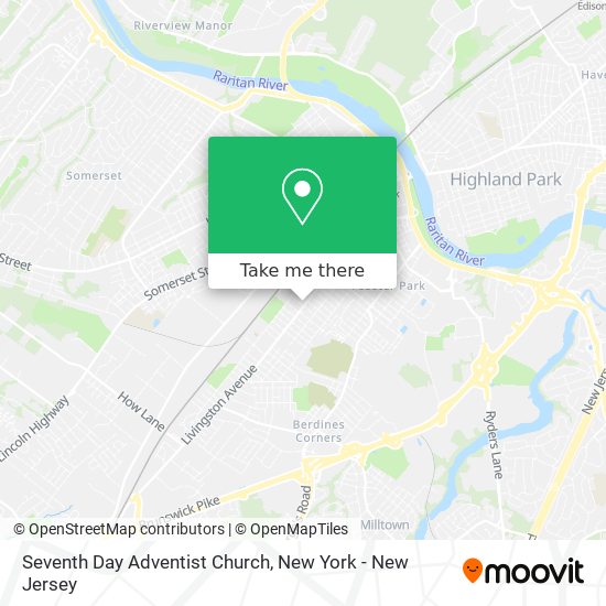 Seventh Day Adventist Church map