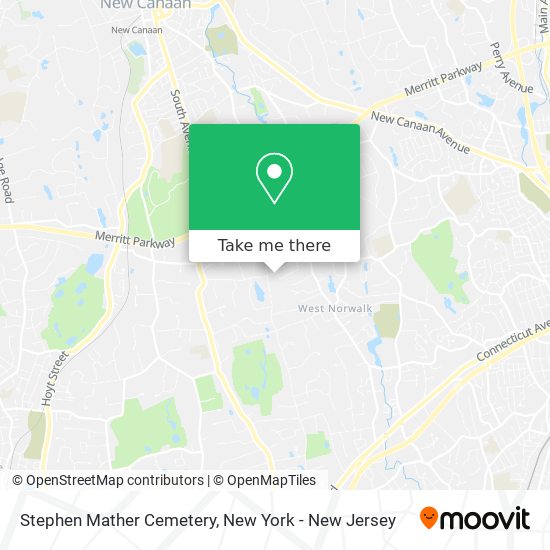 Stephen Mather Cemetery map