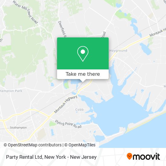 Party Rental Ltd map