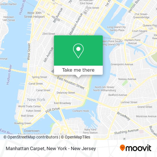 Mapa de Manhattan Carpet