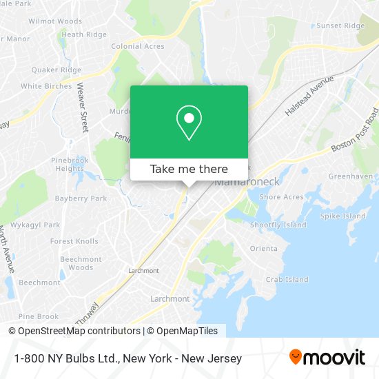 Mapa de 1-800 NY Bulbs Ltd.