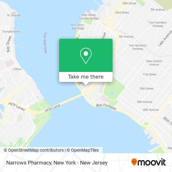 Narrows Pharmacy map