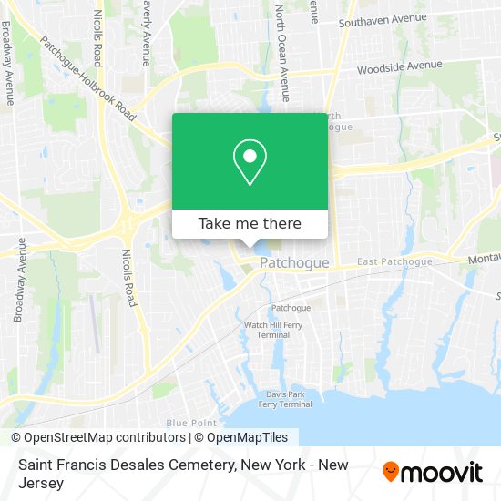 Saint Francis Desales Cemetery map