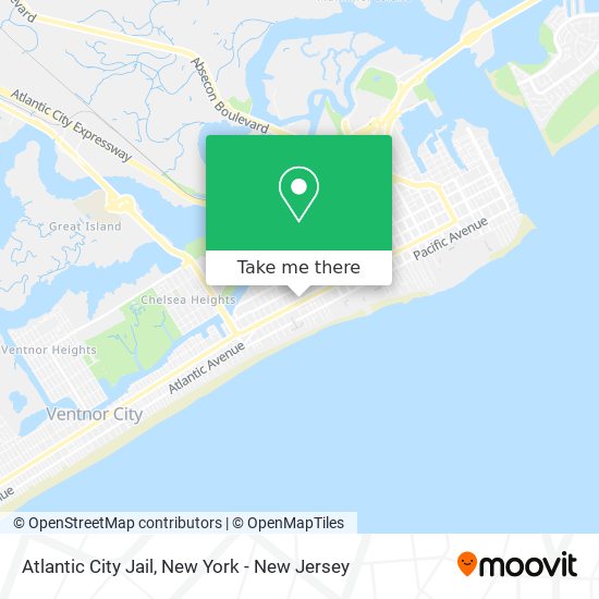 Atlantic City Jail map