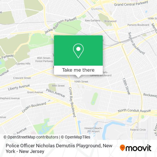 Mapa de Police Officer Nicholas Demutiis Playground