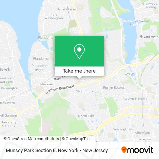 Mapa de Munsey Park Section E