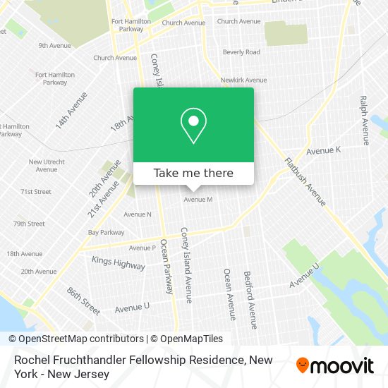 Rochel Fruchthandler Fellowship Residence map