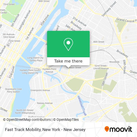 Fast Track Mobility map