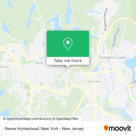 Reeve Homestead map