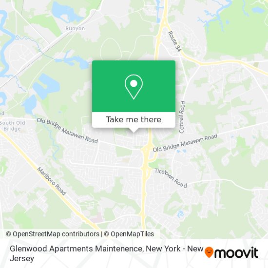 Mapa de Glenwood Apartments Maintenence