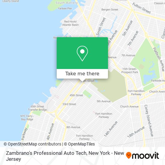 Mapa de Zambrano's Professional Auto Tech