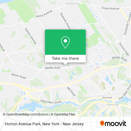 Horton Avenue Park map