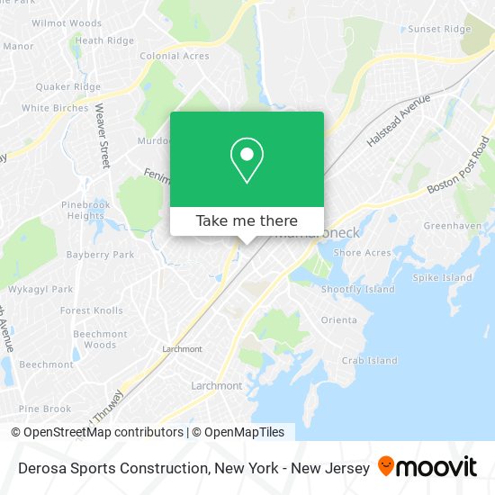Derosa Sports Construction map