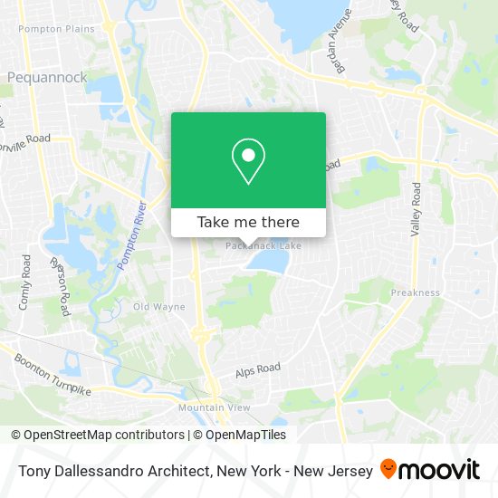 Tony Dallessandro Architect map